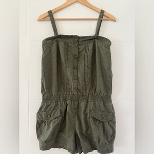F&F Limited Edition Linen & Cotton Short Romper, size 10.